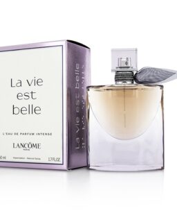 Elegant Lancome La Vie Est Belle Intense perfume for women.