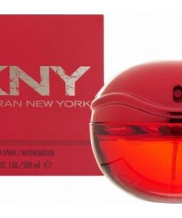 Be Tempted Donna Karan perfume for women, 100ml, stylish red bottle.