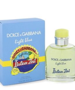 Dolce & Gabbana Light Blue Italian Zest men's cologne with fresh citrus scent.