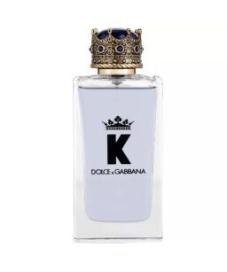 Dolce & Gabbana K Cologne for Men with ornate crown cap.