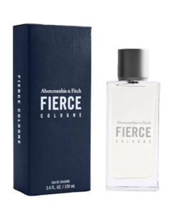 Abercrombie & Fitch Fierce men's cologne bottle and box for wholesale purchase.