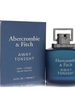 Abercrombie & Fitch Away Tonight men's cologne in stylish blue bottle.