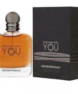 Stronger With You men's fragrance by Emporio Armani, premium perfume for confident men.