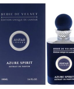 Azure Spirit cologne for men by Anfar London, luxury fragrance from the Velvet Series.