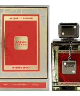 Aesthetic Edition Anfar London Intense Sport men's fragrance in a stylish box and bottle, ideal for.