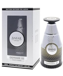 Odyssee III men's fragrance by Anfar, elegant and sophisticated scent for men.