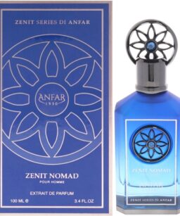 Cologne bottle and packaging for Anfar Zenit Nomad.