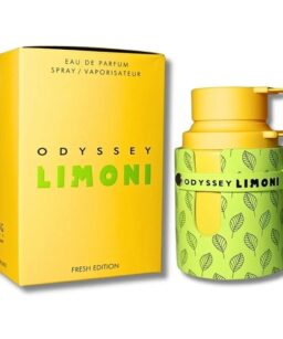 Odyssey Limoni men's cologne with fresh citrus scent, perfect for everyday wear.