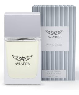 Aviator Wingspeed men's cologne in sleek packaging, perfect for wholesale fragrance buyers.