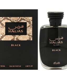 Hawas Black men's perfume, Rasasi Hawas Black cologne, luxury men's fragrance, wholesale Hawas Black.