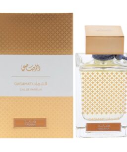 Rasasi Qasamat Rasana men's perfume in elegant packaging, ideal for wholesale fragrance buyers.