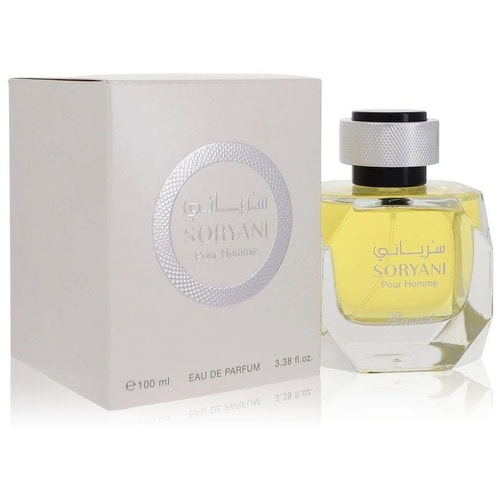 Men's Rasasi Soryani perfume in a stylish bottle.