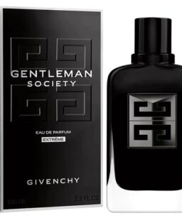Luxury men's fragrance from Givenchy Gentleman Society Extreme collection.