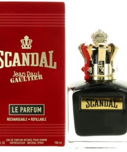 Jean Paul Gaultier Scandal Le Parfum perfume bottle with crown cap.