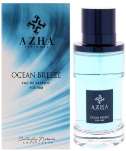 AZHA Ocean Breeze Eau de Parfum for Him, fresh aquatic fragrance for men.