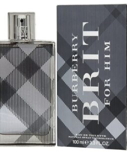 Burberry Brit for Him perfume bottle and box, men's fragrance, wholesale fragrances.