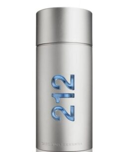 Elegant men's perfume bottle with "212" branding for wholesale fragrance supply.