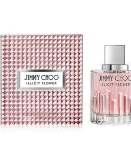 Jimmy Choo Illicit Flower fragrance for women, elegant floral scent, luxury perfume.