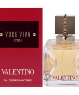 Valentino Voce Viva Intensa perfume bottle with elegant packaging.