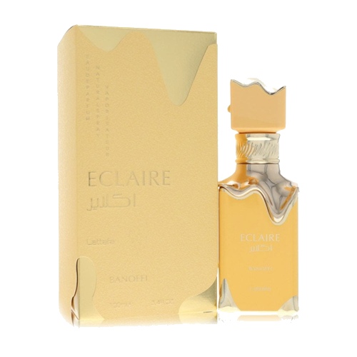 Lattafa Eclaire Banoffi Perfume for Unisex Eau de Parfum Spray 3.4 oz
