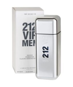212 VIP by Carolina Herrera TESTER for Men Eau de Toilette Spray 3.4 oz
