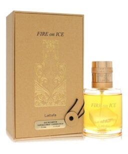 Lattafa Fire on Ice Perfume for Unisex Eau de Parfum Spray 3.7 oz
